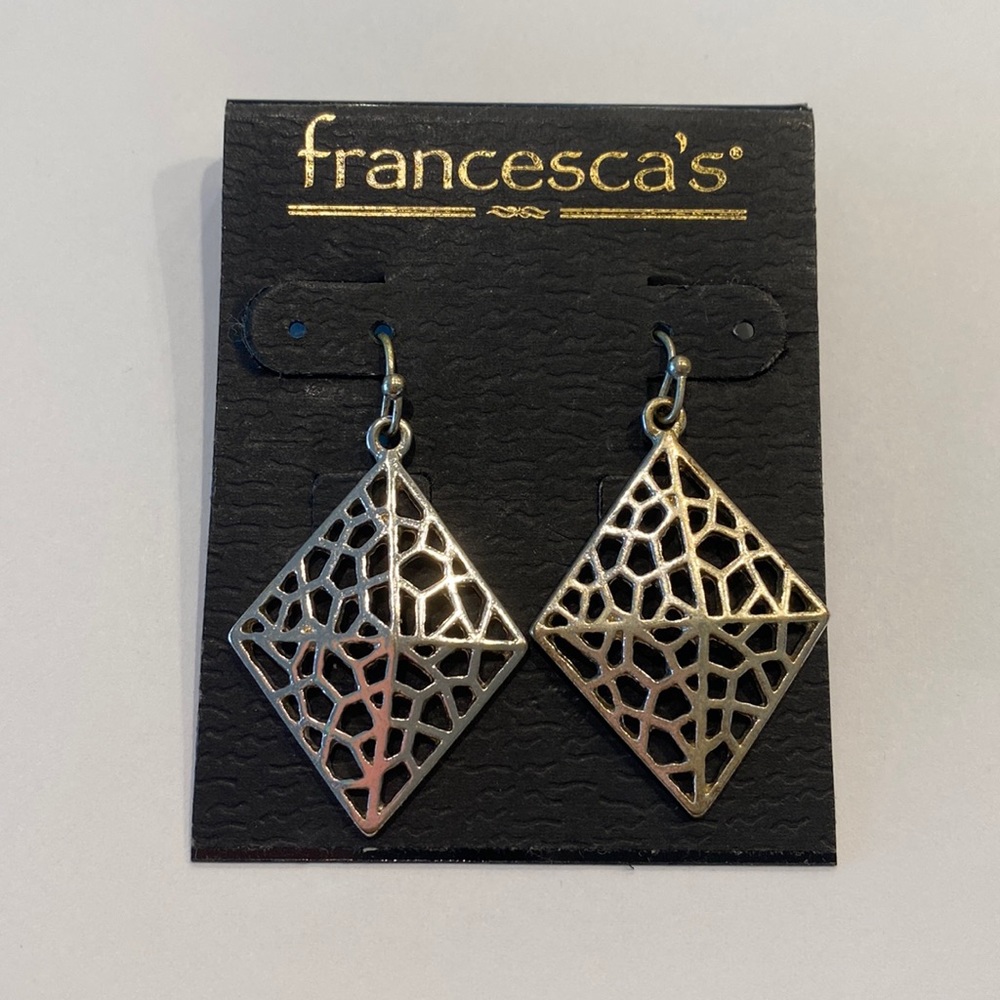 Francesca’s Silver Earrings NWT